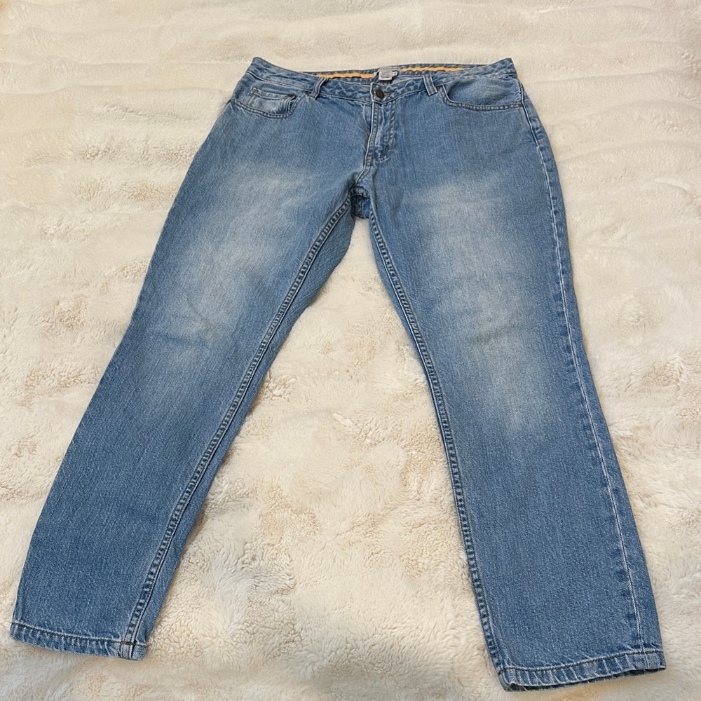 Women's Blue Straight Leg Jeans